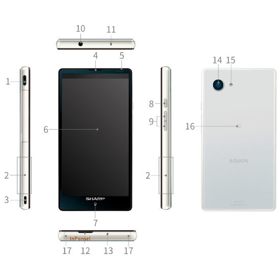 Sharp Aquos Mini SH-M03